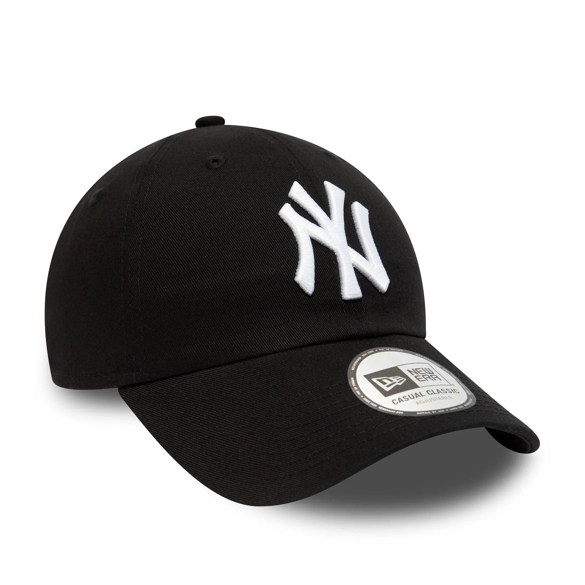 New Era New York Yankees League Essential White On Black 9TWENTY Adjustable Cap