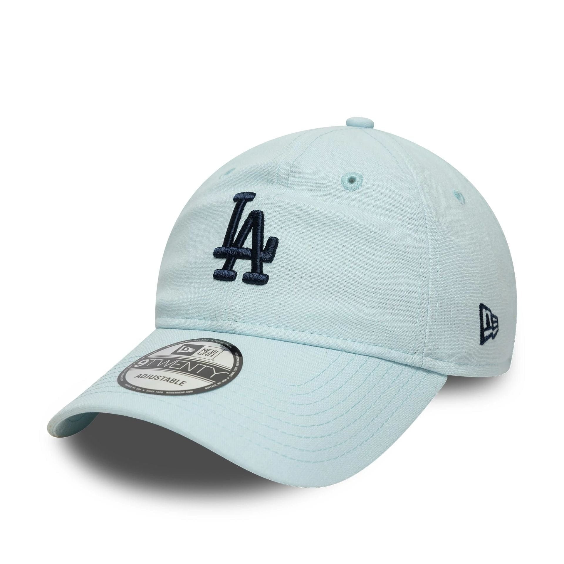 New Era 9TWENTY LA Dodgers MLB Linen Pastel Blue 9TWENTY Adjustable Cap