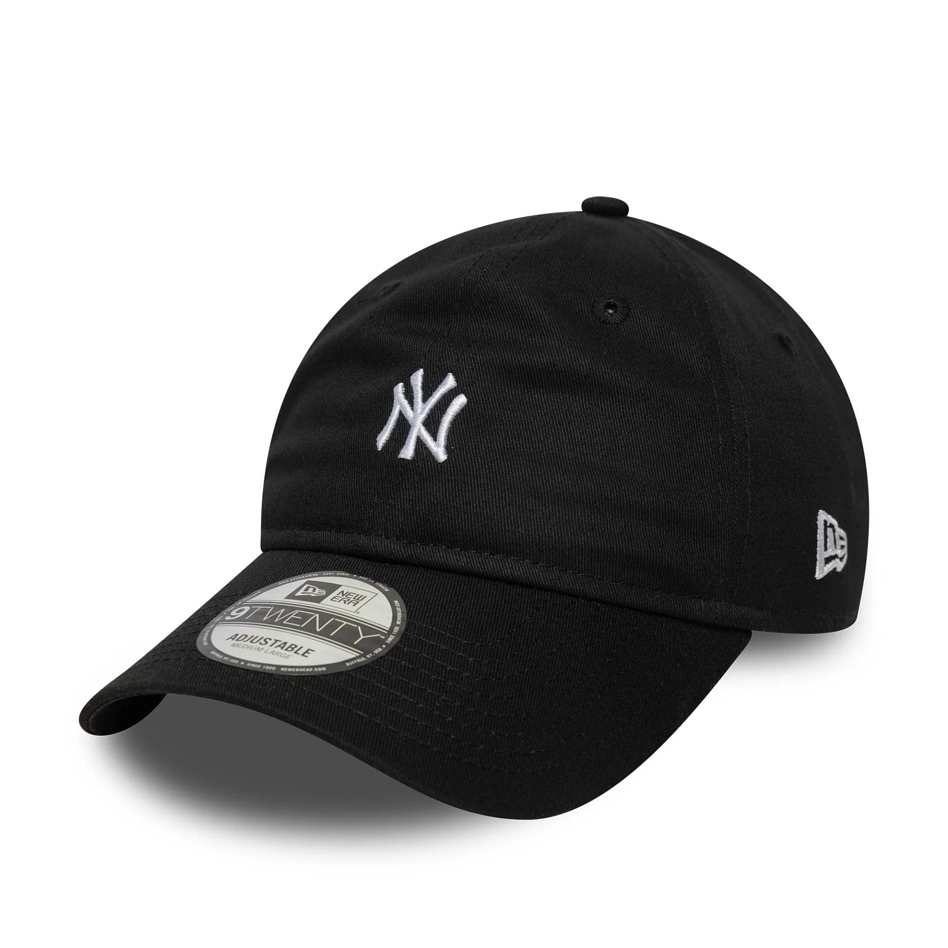 New Era New York Yankees MLB Mini Logo Black 9TWENTY Adjustable Cap