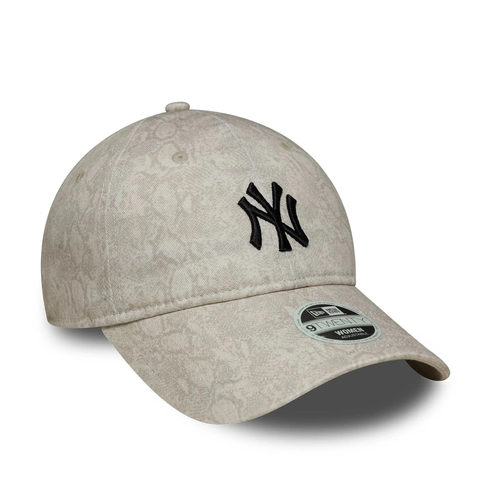New Era New York Yankees Womens MLB Animal Cream 9TWENTY Adjustable Cap