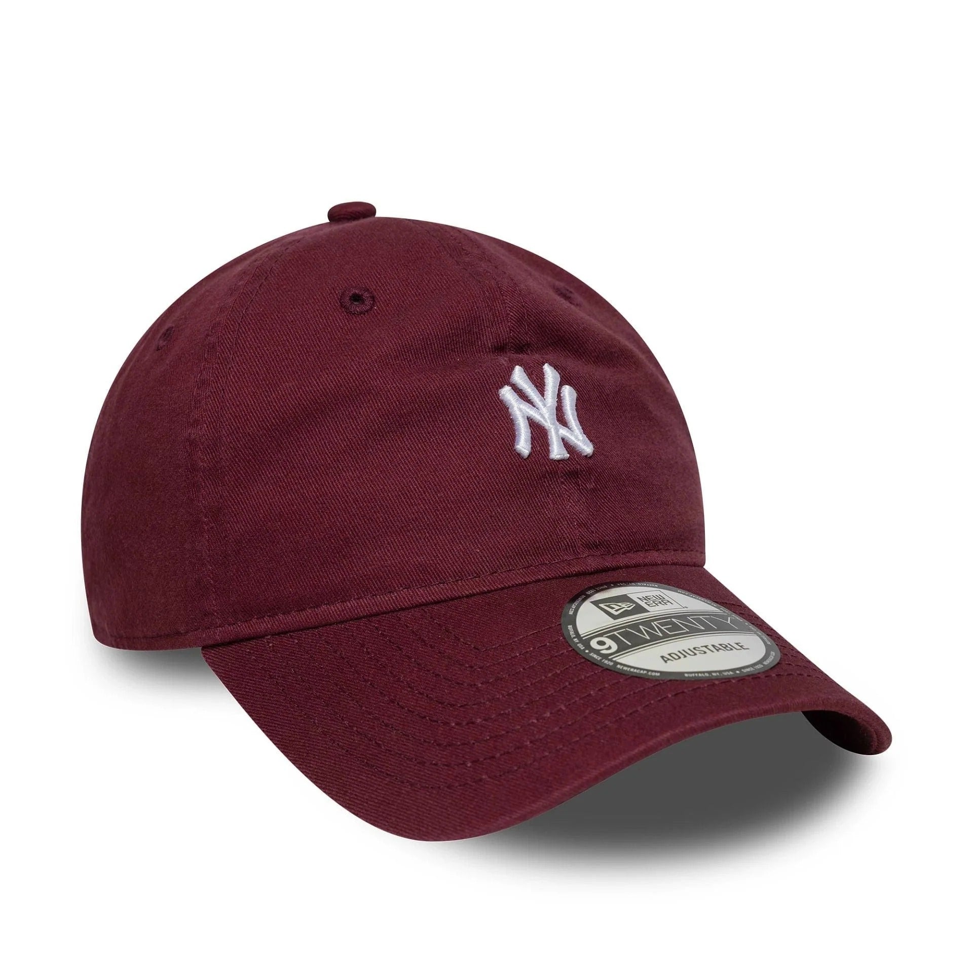 New Era New York Yankees MLB Mini Logo Dark Red 9TWENTY Adjustable Cap