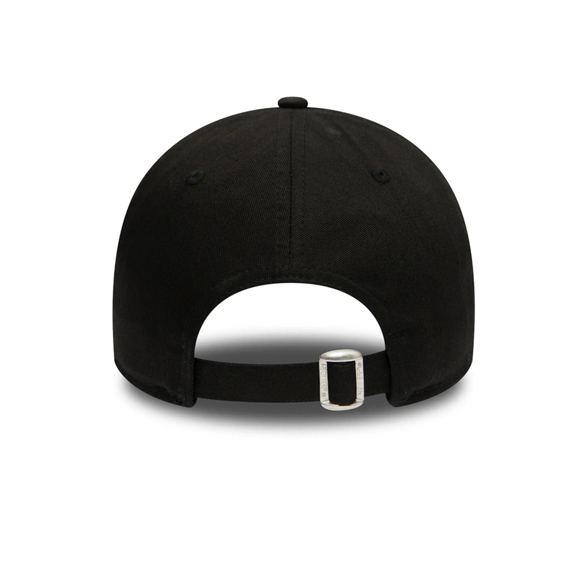 قبعة New Era Chicago Bulls Repreve أحادية اللون باللون الأسود 9FORTY قابلة للتعديل 