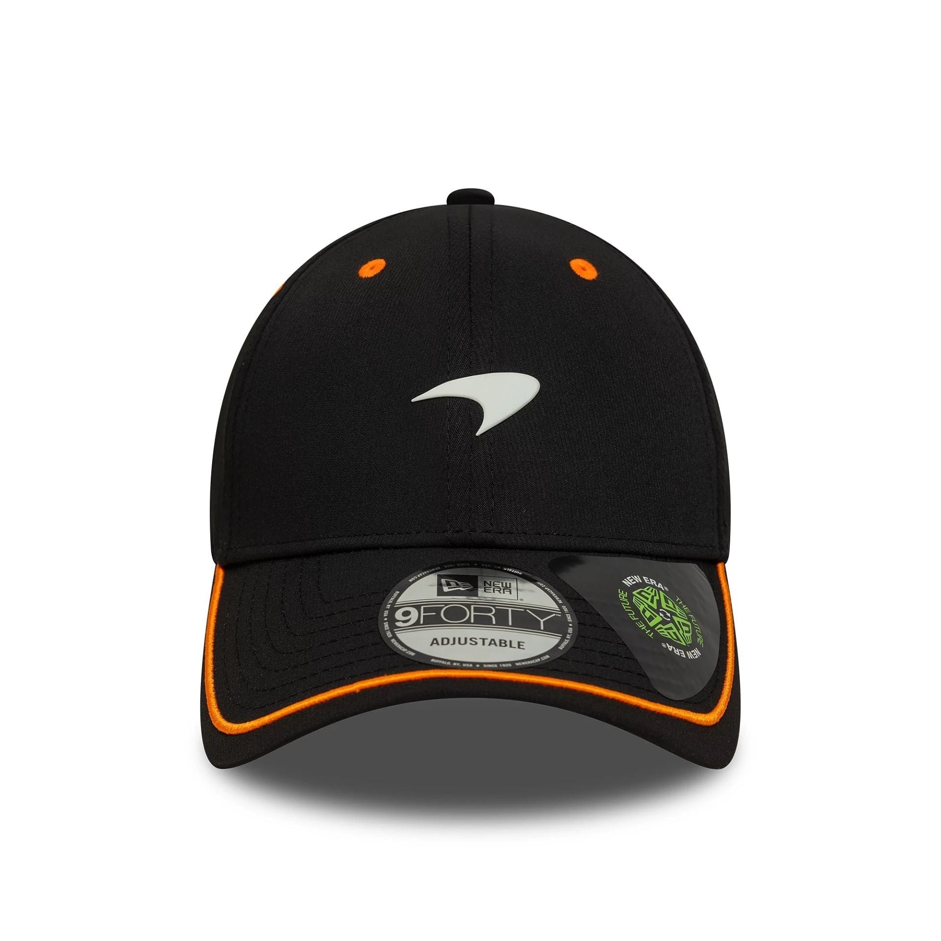 New Era Recycled McLaren Racing Pop Black 9FORTY M-Crown Adjustable Cap