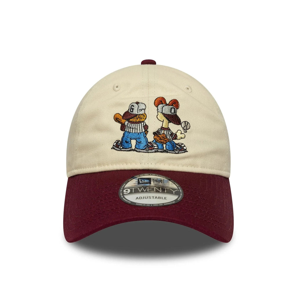 New Era Garfield Baseball Nickelodeon Cream 9TWENTY Adjustable Cap