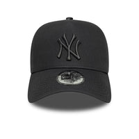 New Era New York Yankees MLB Metallic Dark Grey 9FORTY E-Frame Adjustable Cap