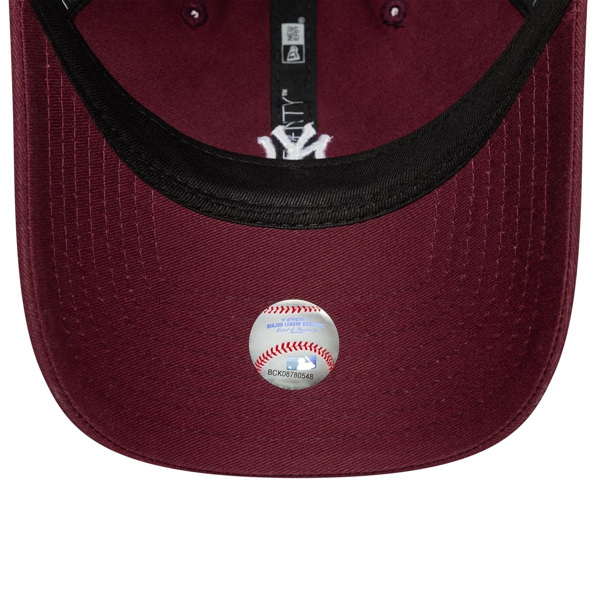 New Era New York Yankees MLB Mini Logo Dark Red 9TWENTY Adjustable Cap
