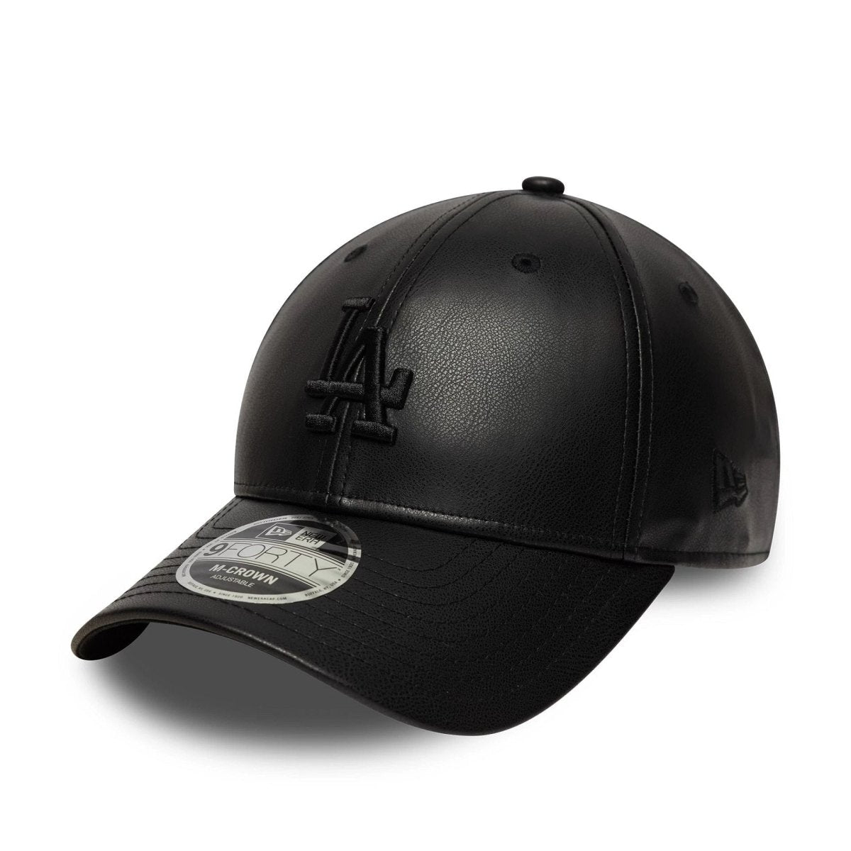 New Era LA Dodgers MLB PU Black 9FORTY M-Crown Adjustable Cap
