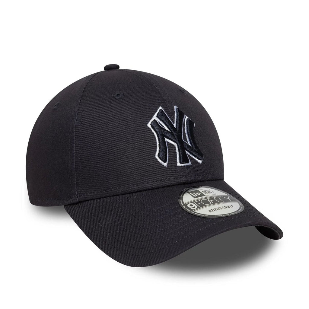 New Era New York Yankees MLB Outline Navy 9FORTY Adjustable Cap