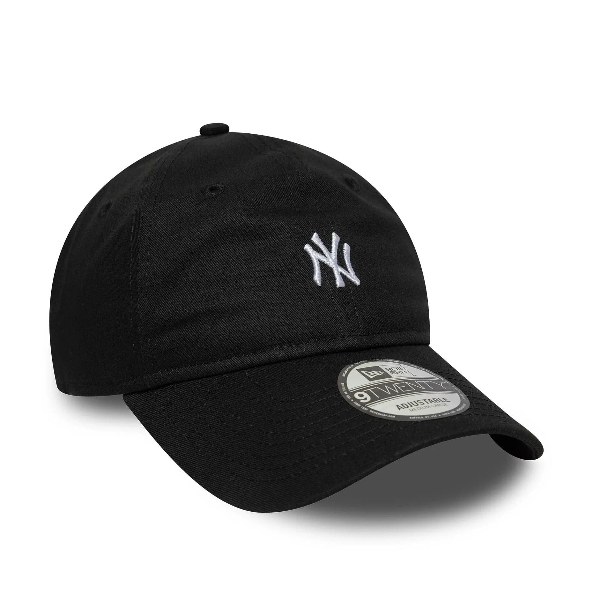 New Era New York Yankees MLB Mini Logo Black 9TWENTY Adjustable Cap