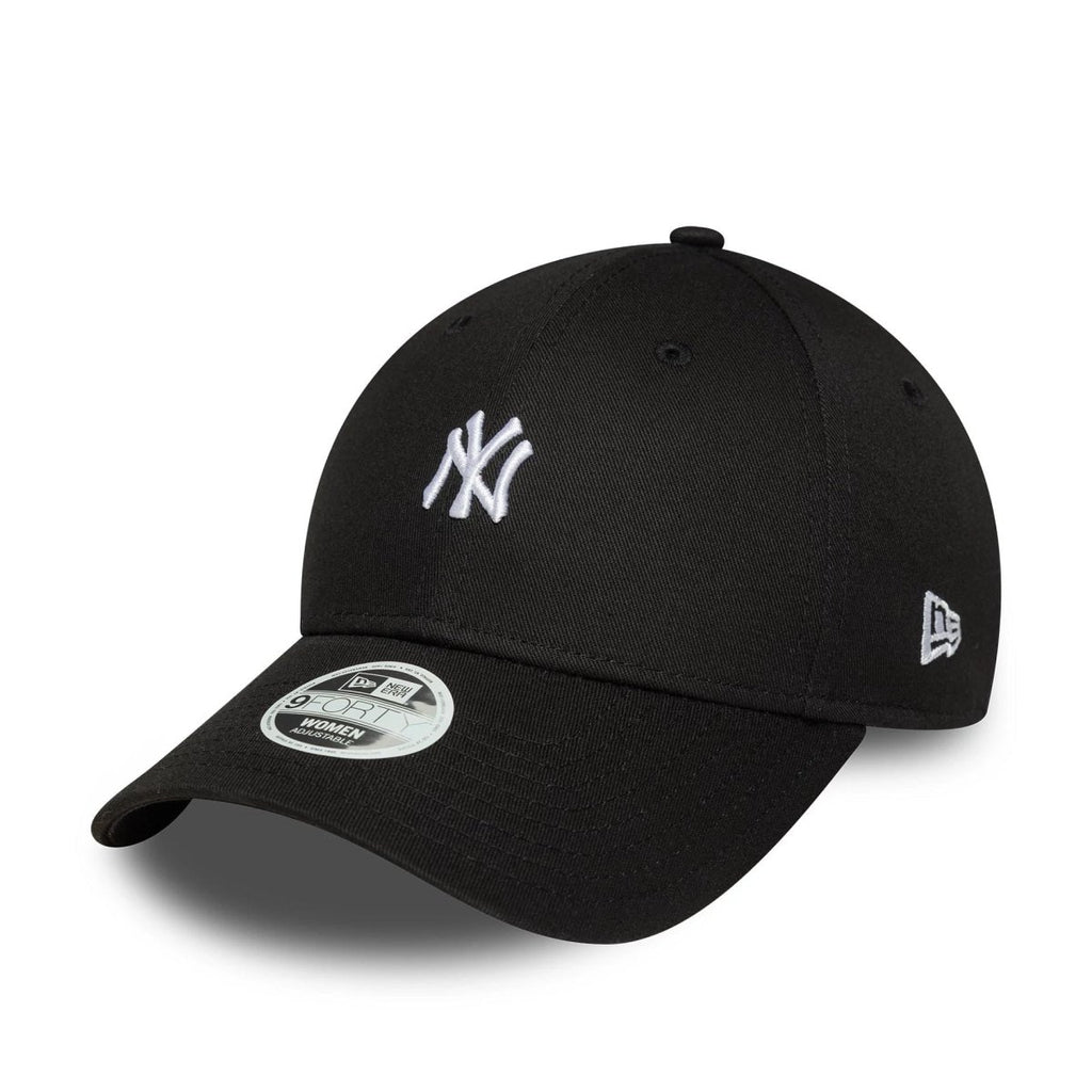 New Era New York Yankees Womens MLB Mini Logo Black 9FORTY Adjustable Cap