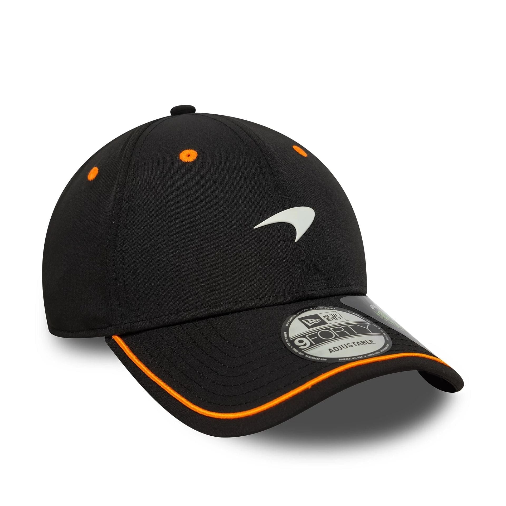 New Era Recycled McLaren Racing Pop Black 9FORTY M-Crown Adjustable Cap