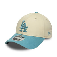 New Era LA Dodgers MLB Colour Block Cream 9FORTY M-Crown Adjustable Cap