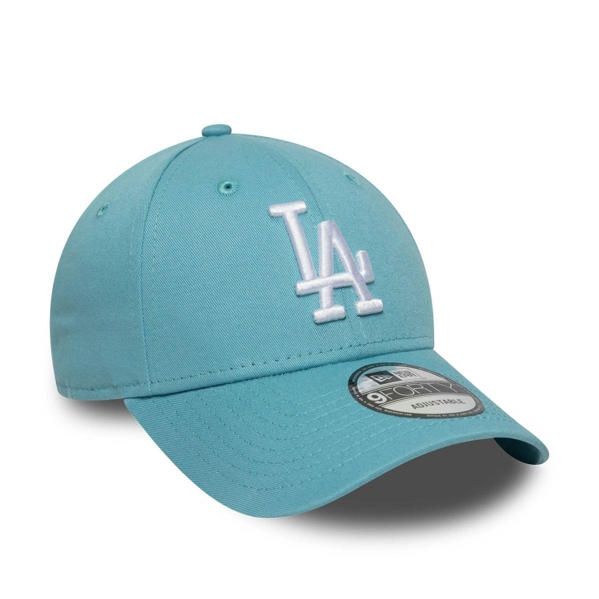 New Era LA Dodgers MLB League Essential Pastel Blue 9FORTY Adjustable Cap