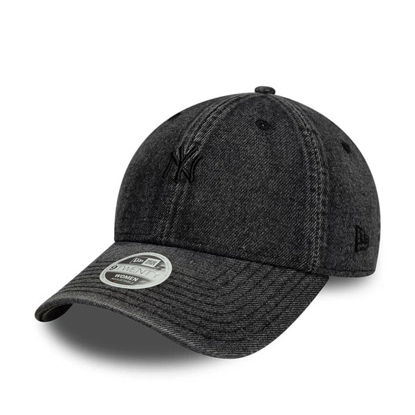 New Era New York Yankees Womens MLB Denim Black 9TWENTY Adjustable Cap