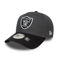 New Era Las Vegas Raiders NFL Charcoal 9FORTY E-Frame Adjustable Cap