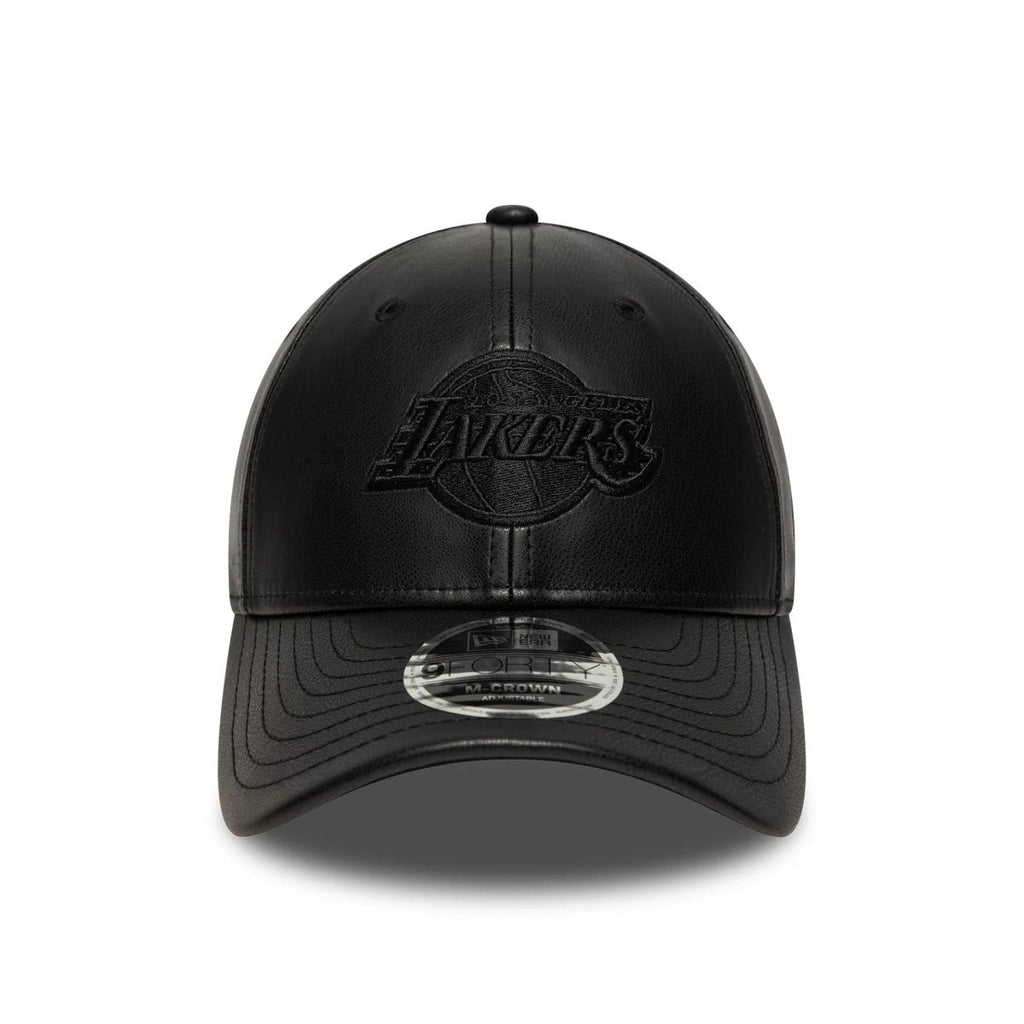 New Era LA Lakers NBA PU Black 9FORTY M-Crown Adjustable Cap
