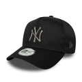 New Era New York Yankees MLB Metallic Black 9FORTY E-Frame Cap