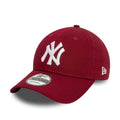 New Era New York Yankees League Essential Dark Red 9TWENTY Adjustable Cap