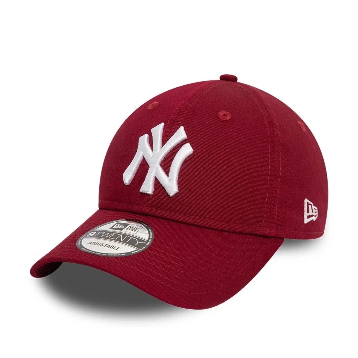 New Era New York Yankees League Essential Dark Red 9TWENTY Adjustable Cap