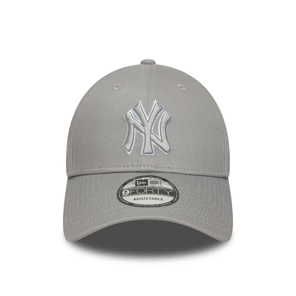 New Era New York Yankees MLB Outline Grey 9FORTY Adjustable Cap