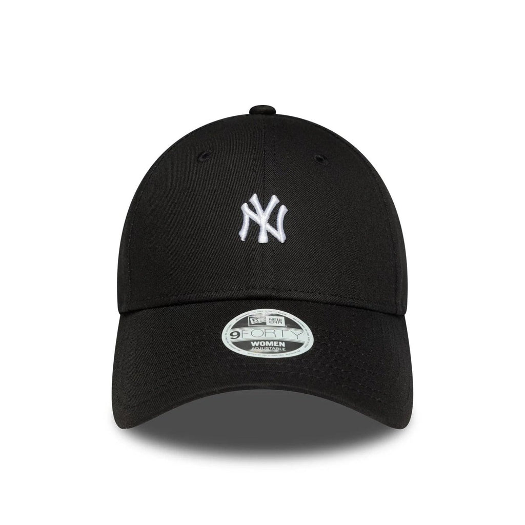 New Era New York Yankees Womens MLB Mini Logo Black 9FORTY Adjustable Cap