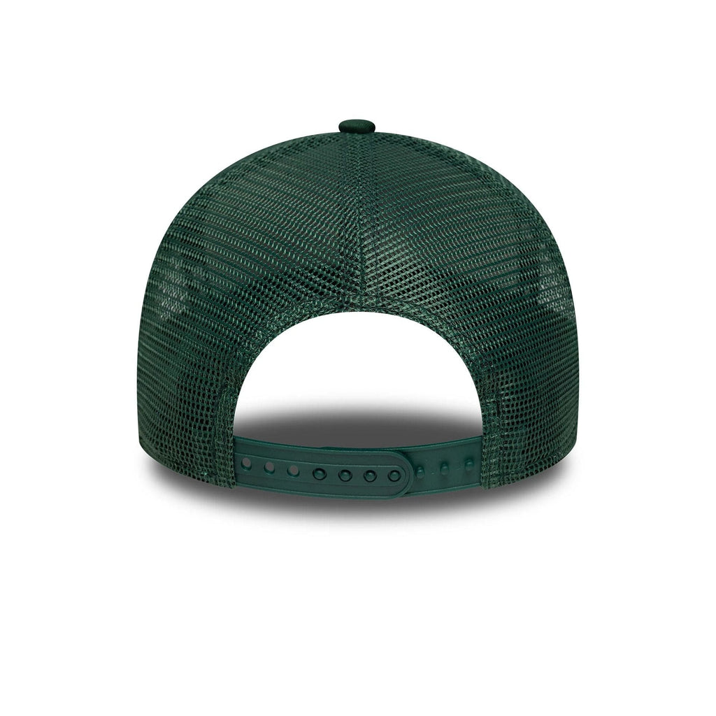 New Era New York Yankees MLB League Essential Dark Green 9FORTY A-Frame Trucker Adjustable Cap