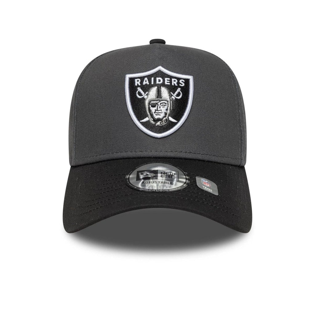 New Era Las Vegas Raiders NFL Charcoal 9FORTY E-Frame Adjustable Cap