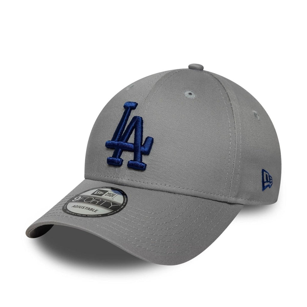 New Era LA Dodgers MLB Side Patch Grey 9FORTY Adjustable Cap