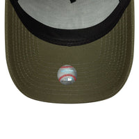 New Era LA Dodgers MLB Outline Green 9FORTY E-Frame Trucker Adjustable Cap