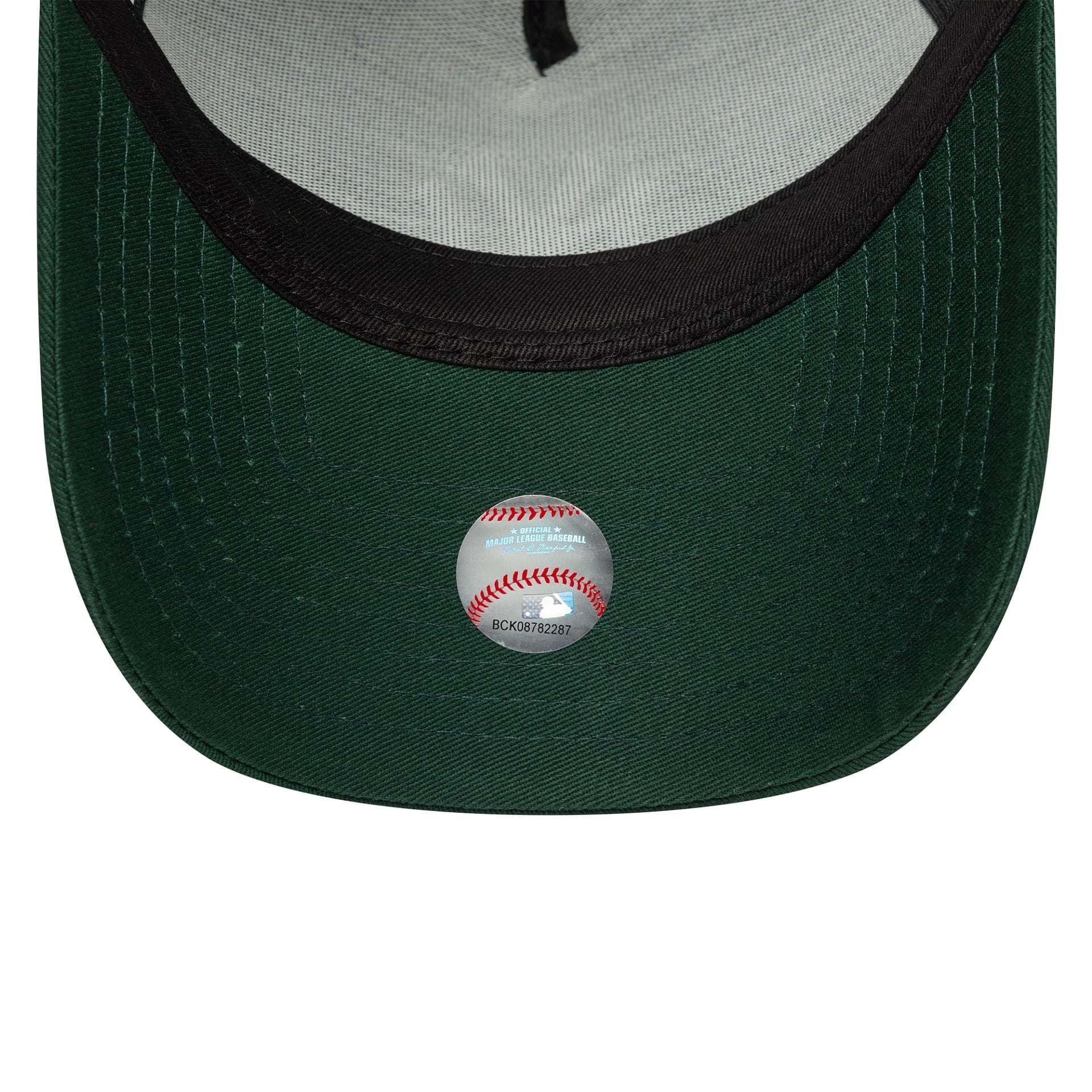 New Era New York Yankees MLB League Essential Dark Green 9FORTY A-Frame Trucker Adjustable Cap