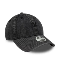 New Era New York Yankees Womens MLB Denim Black 9TWENTY Adjustable Cap