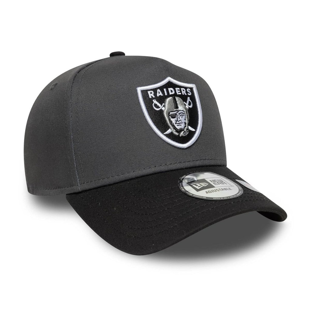 New Era Las Vegas Raiders NFL Charcoal 9FORTY E-Frame Adjustable Cap
