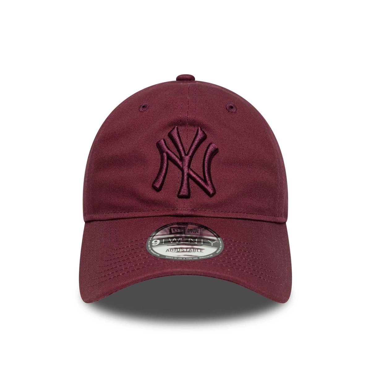 New Era New York Yankees MLB League Essential Dark Red 9TWENTY Adjustable Cap