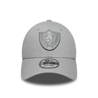 New Era Las Vegas Raiders NFL Team Outline Grey 9FORTY Adjustable Cap