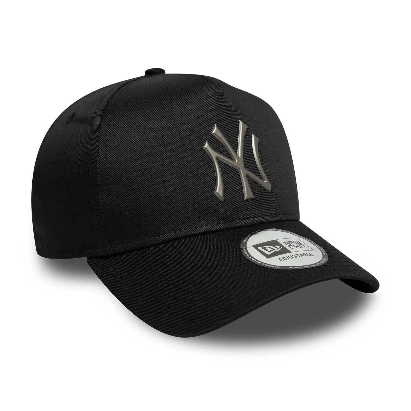 New Era New York Yankees MLB Metallic Black 9FORTY E-Frame Cap