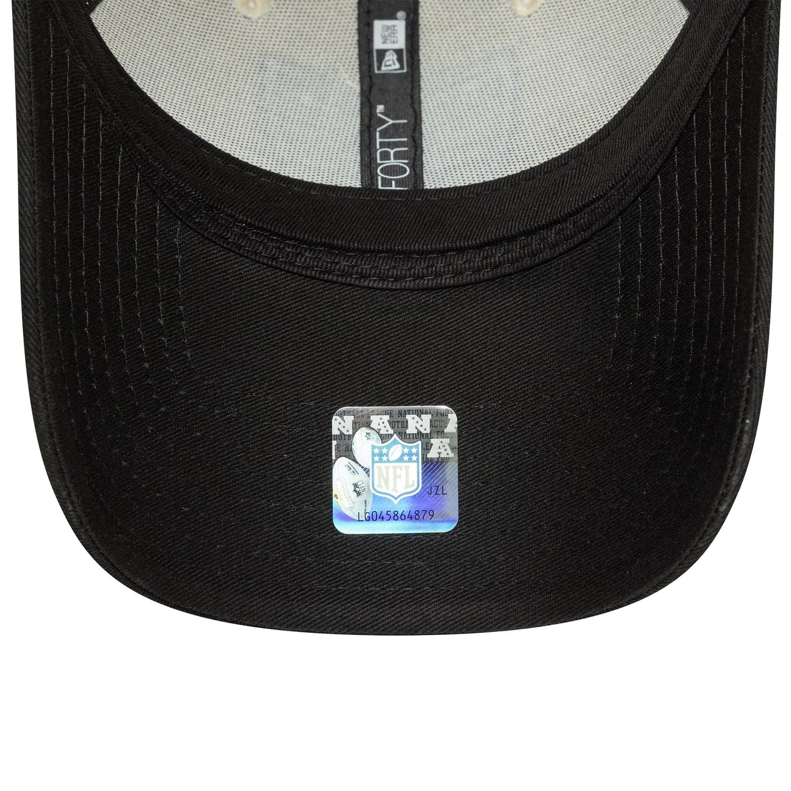 New Era Las Vegas Raiders NFL Wordmark Cream 9FORTY Adjustable Cap