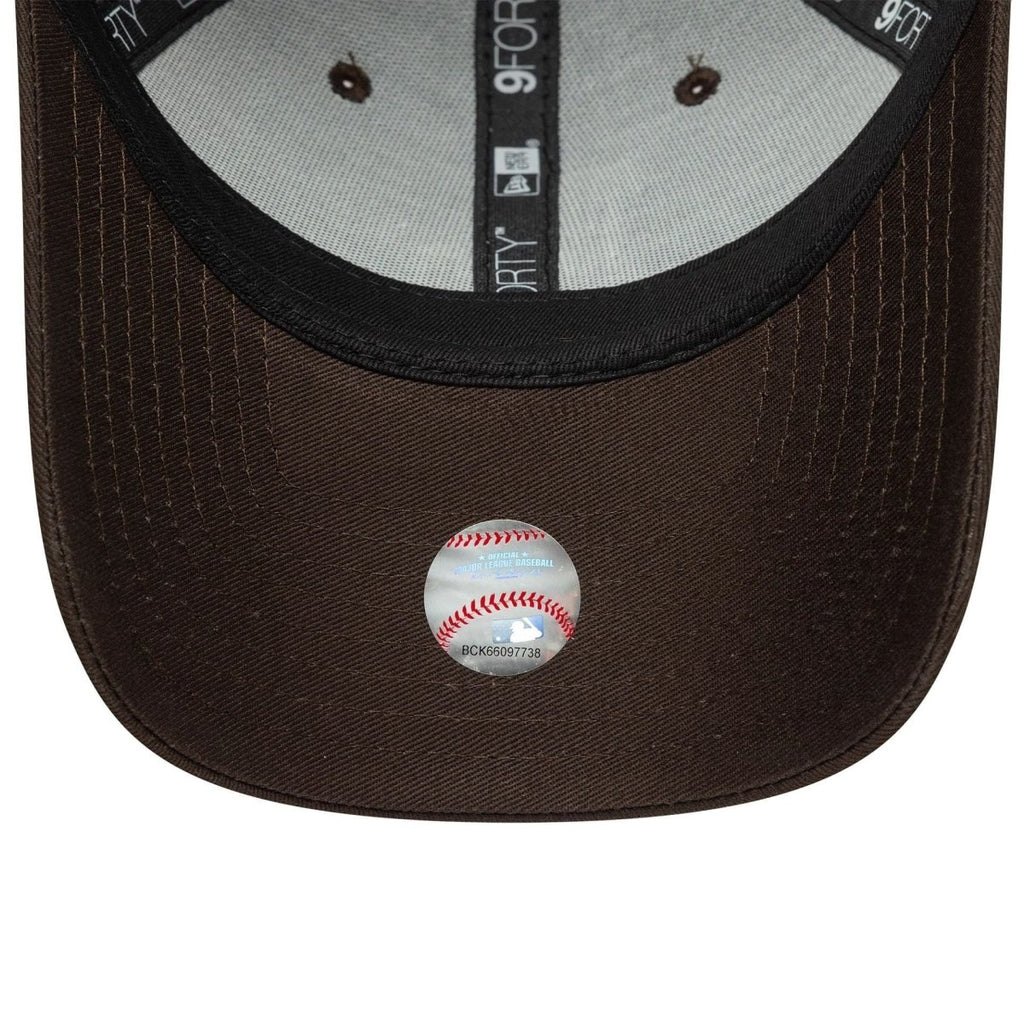 New Era LA Dodgers MLB Team Outline Dark Brown 9FORTY Adjustable Cap