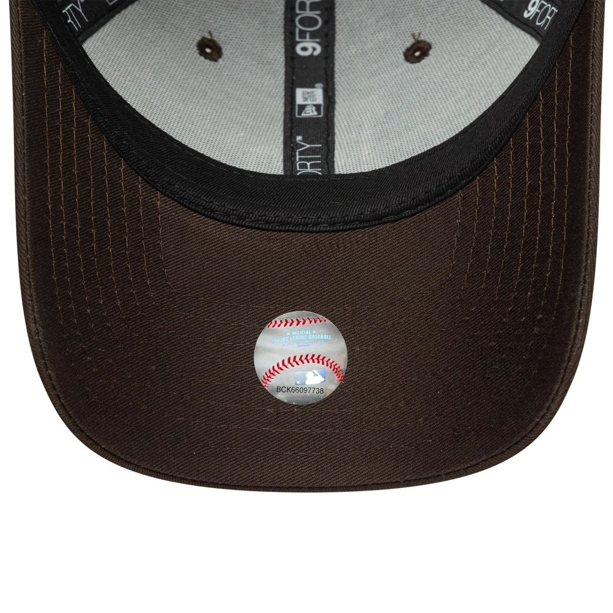 New Era LA Dodgers MLB Team Outline Dark Brown 9FORTY Adjustable Cap