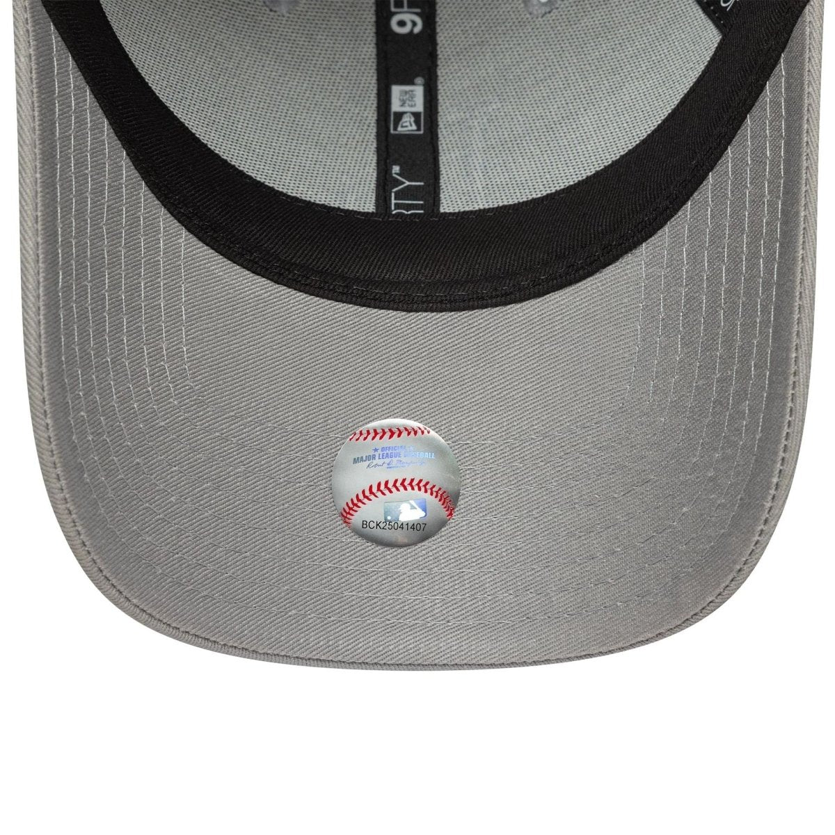 New Era LA Dodgers MLB Side Patch Grey 9FORTY Adjustable Cap