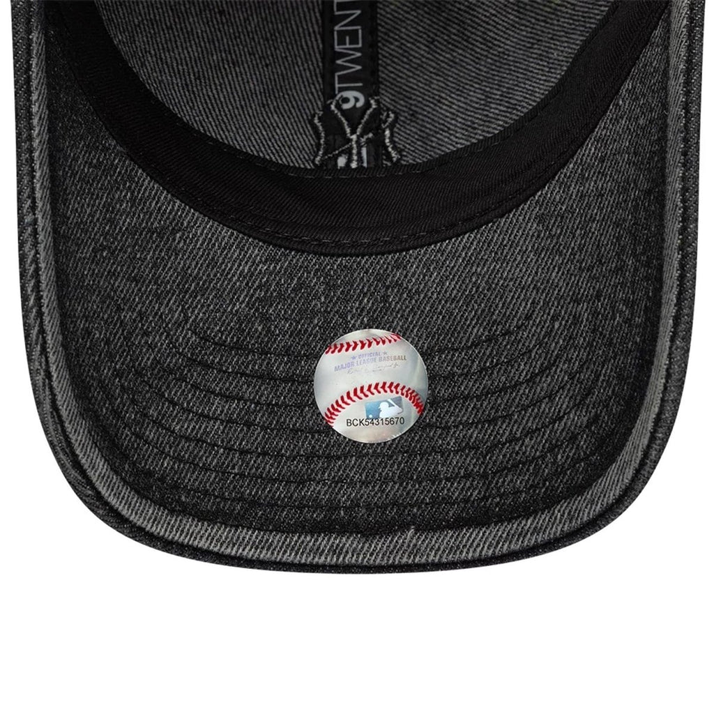 New Era New York Yankees Womens MLB Denim Black 9TWENTY Adjustable Cap