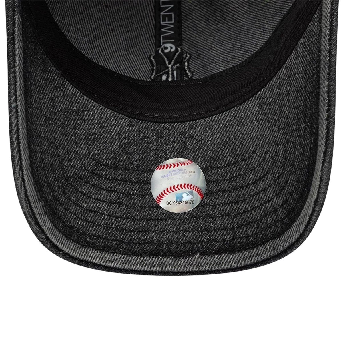 New Era New York Yankees Womens MLB Denim Black 9TWENTY Adjustable Cap