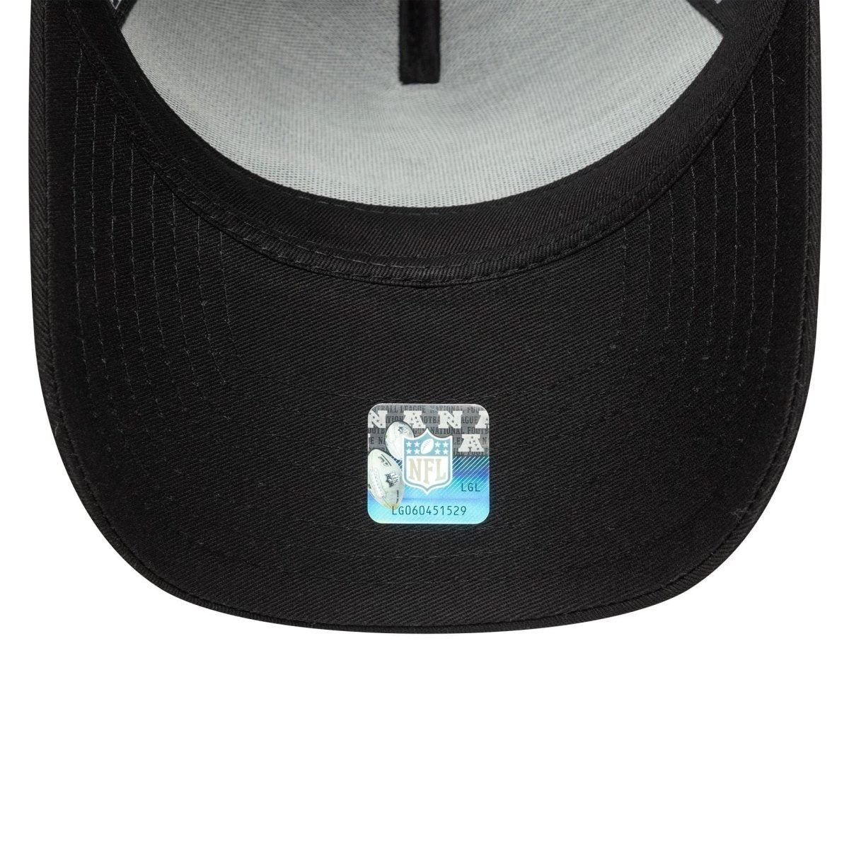 New Era Las Vegas Raiders NFL Charcoal 9FORTY E-Frame Adjustable Cap