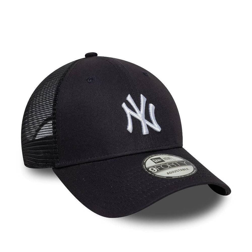 New Era New York Yankees Home Field Navy 9FORTY Trucker Adjustable Cap