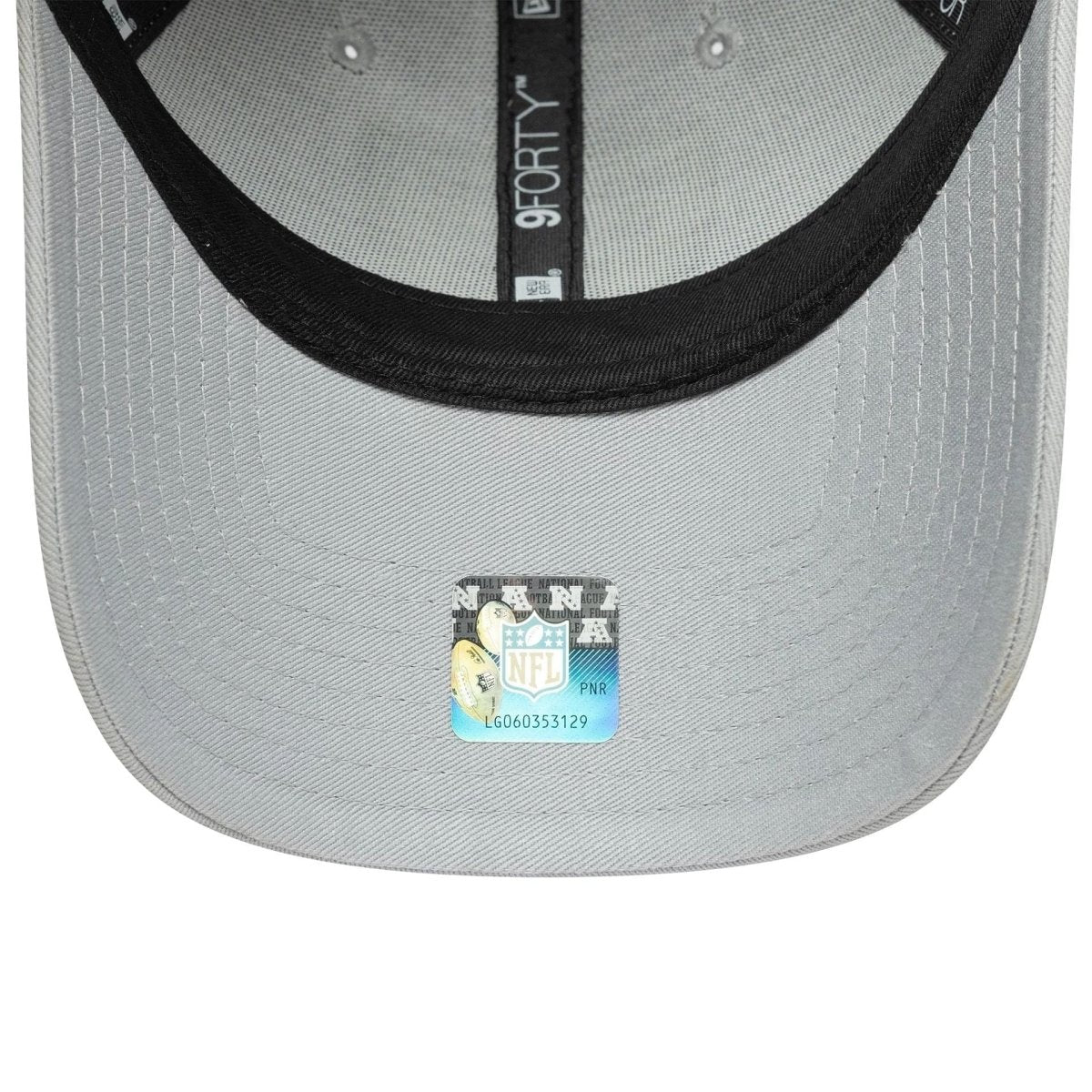 New Era Las Vegas Raiders NFL Team Outline Grey 9FORTY Adjustable Cap