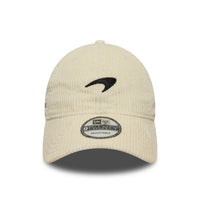 New Era McLaren Racing F1 Cord 9Twenty Cap Chrome White