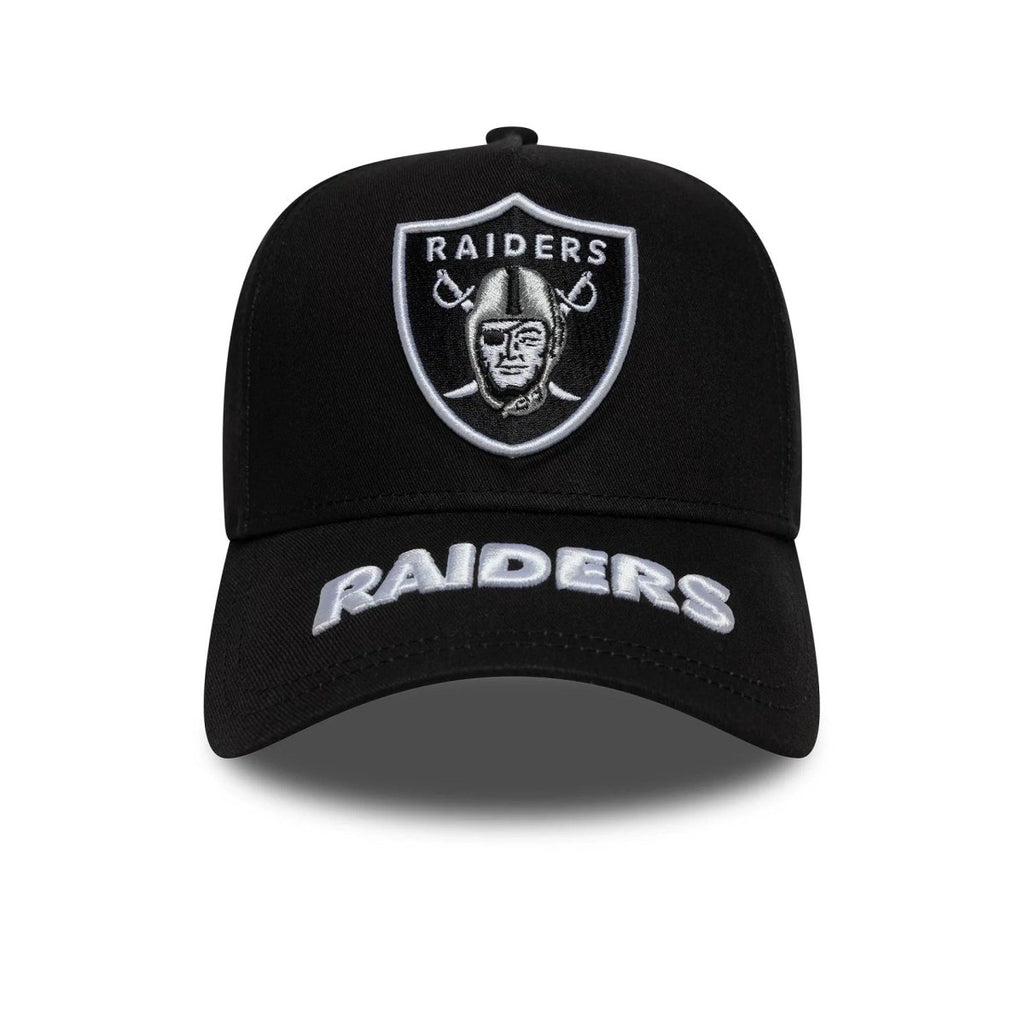 New Era Las Vegas Raiders MLB Visor Hit Black 9FORTY E-Frame Adjustable Cap