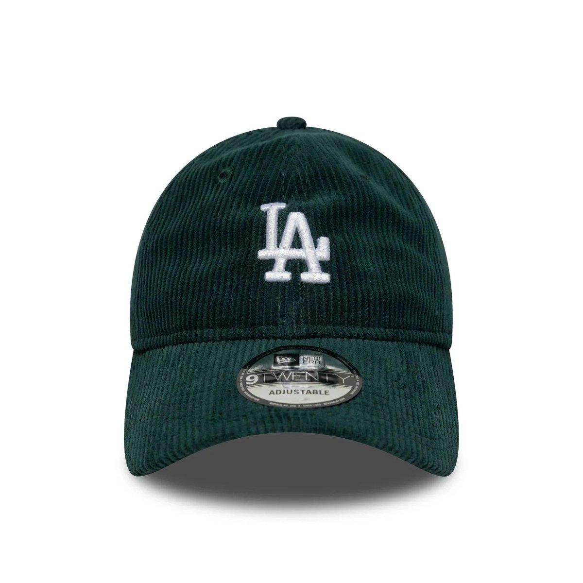 New Era LA Dodgers MLB Cord Dark Green 9TWENTY Adjustable Cap