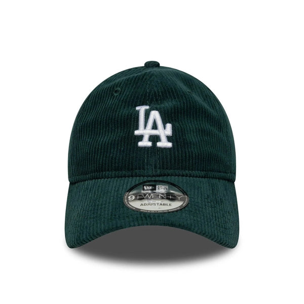 New Era LA Dodgers MLB Cord Dark Green 9TWENTY Adjustable Cap
