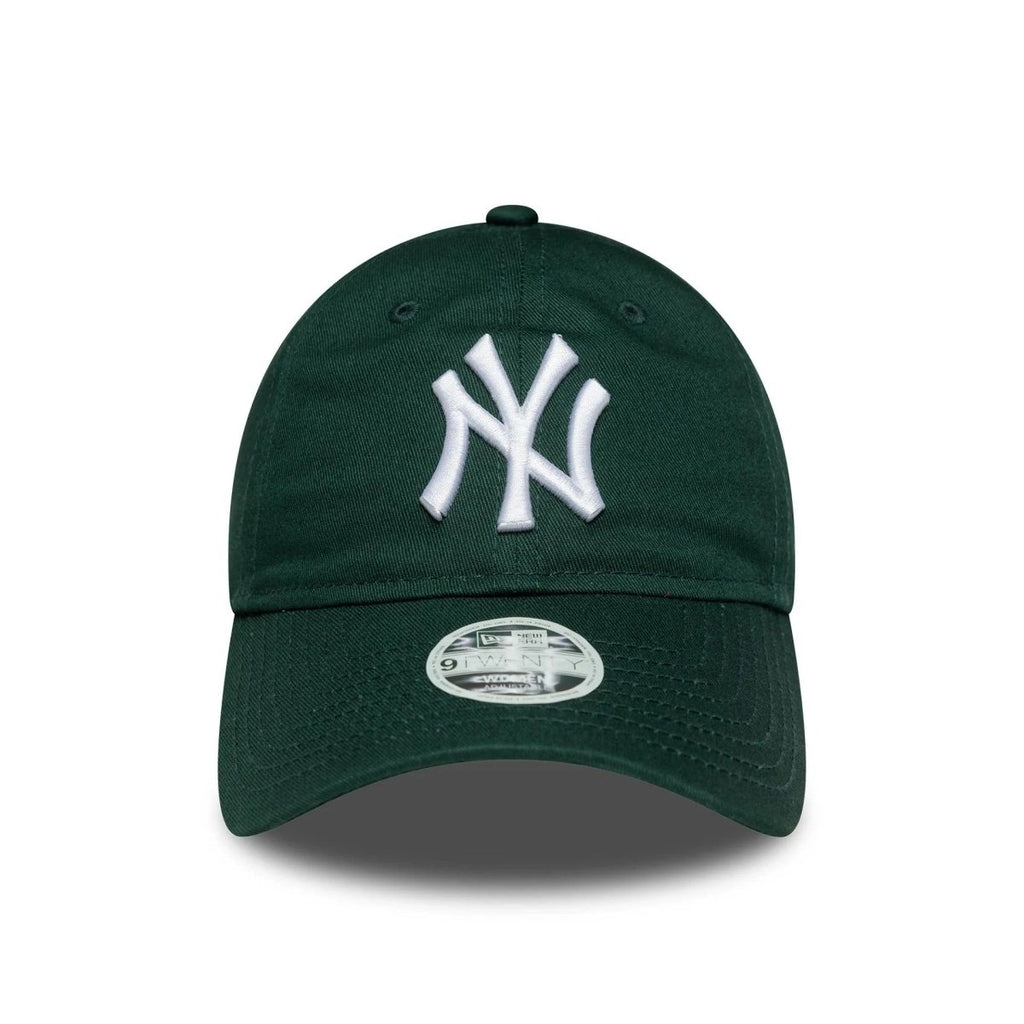 New Era New York Yankees Womens MLB League Essential Dark Green 9TWENTY Adjustable Cap