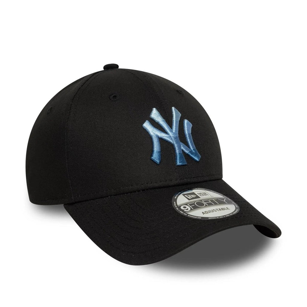 New Era New York Yankees MLB Ombre Infill Black 9FORTY Adjustable Cap